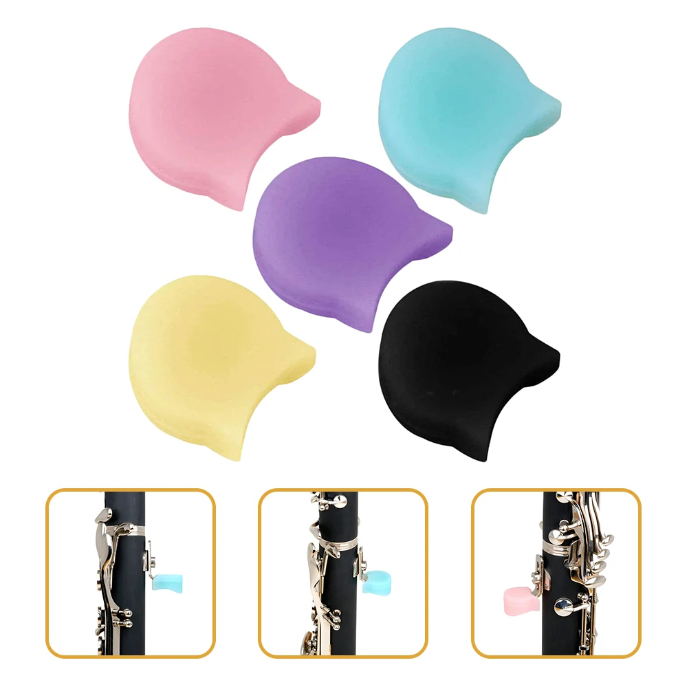 

Finger Rest Clarinet Cushion Thumb Pads Protectors Protective Cover Saxophone Cushions