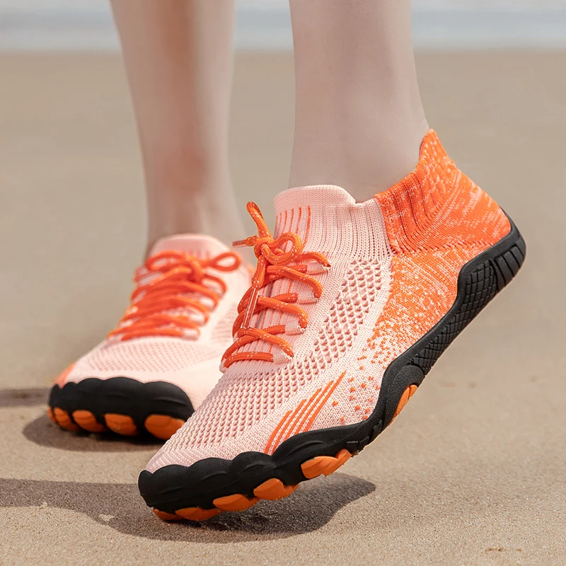 

2025 дышащая удобная летняя обувь для воды, быстросохнущая противоскользящая и износостойкая походная обувь, размеры 36-46 для мужчин и женщин