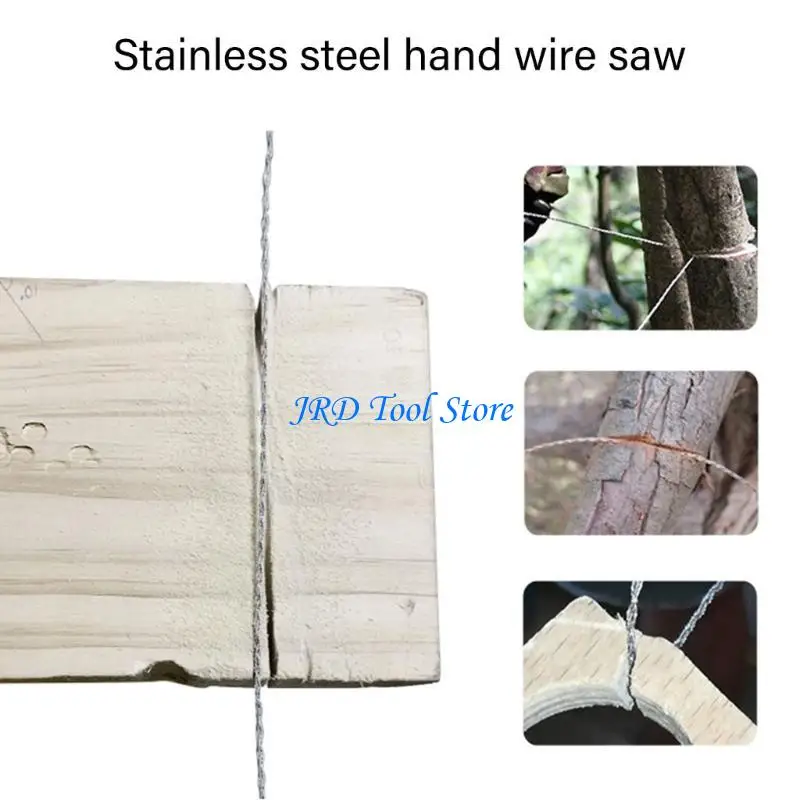 A2UD Survival Wire Миниатюрный карманный бензопилочный инструмент, подходящий для лагеря для дерева, крафта, аварийного ремонта