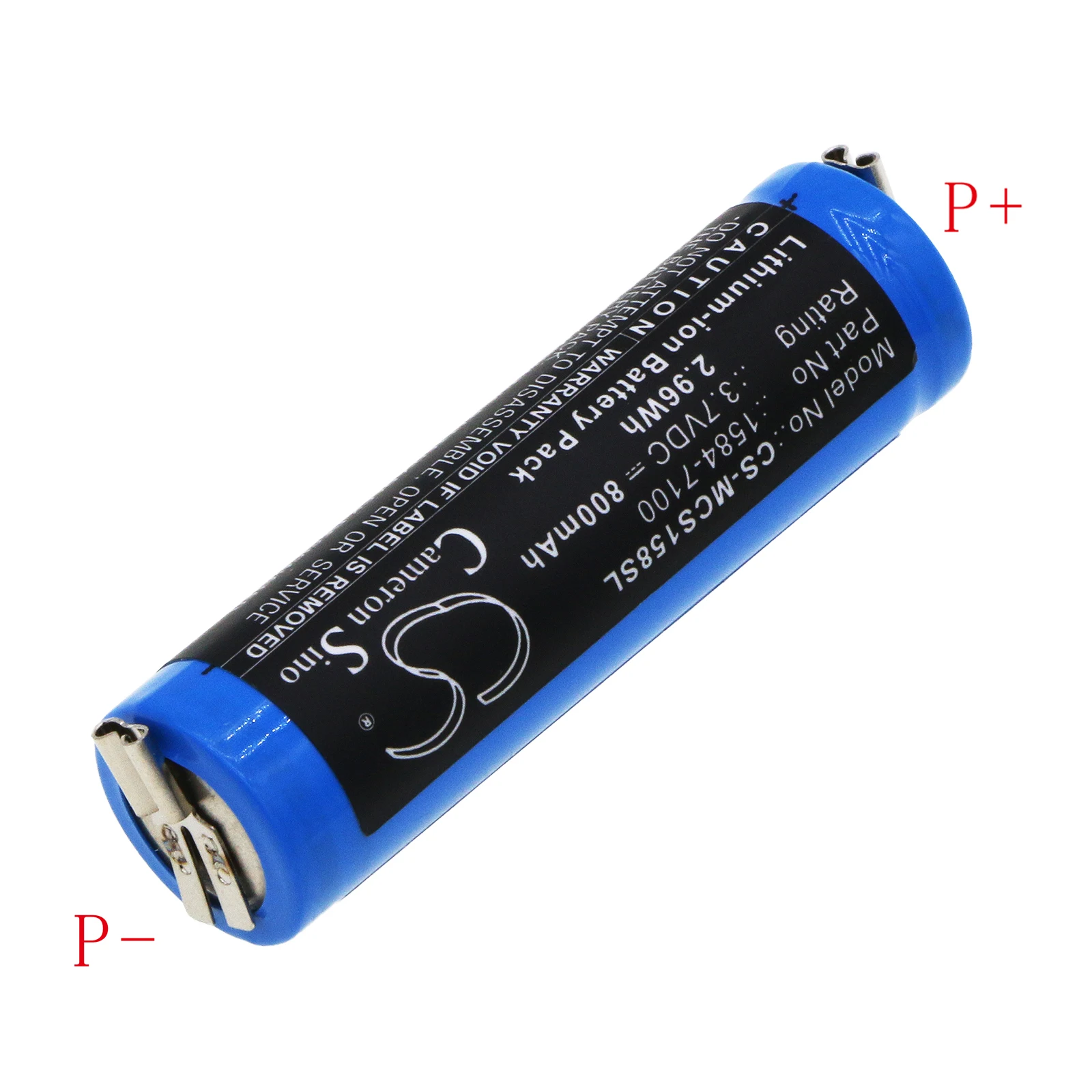 Li-ion Shaver Battery for Moser,3.7V,800mAh,ChromStyle 1584,1584-7100