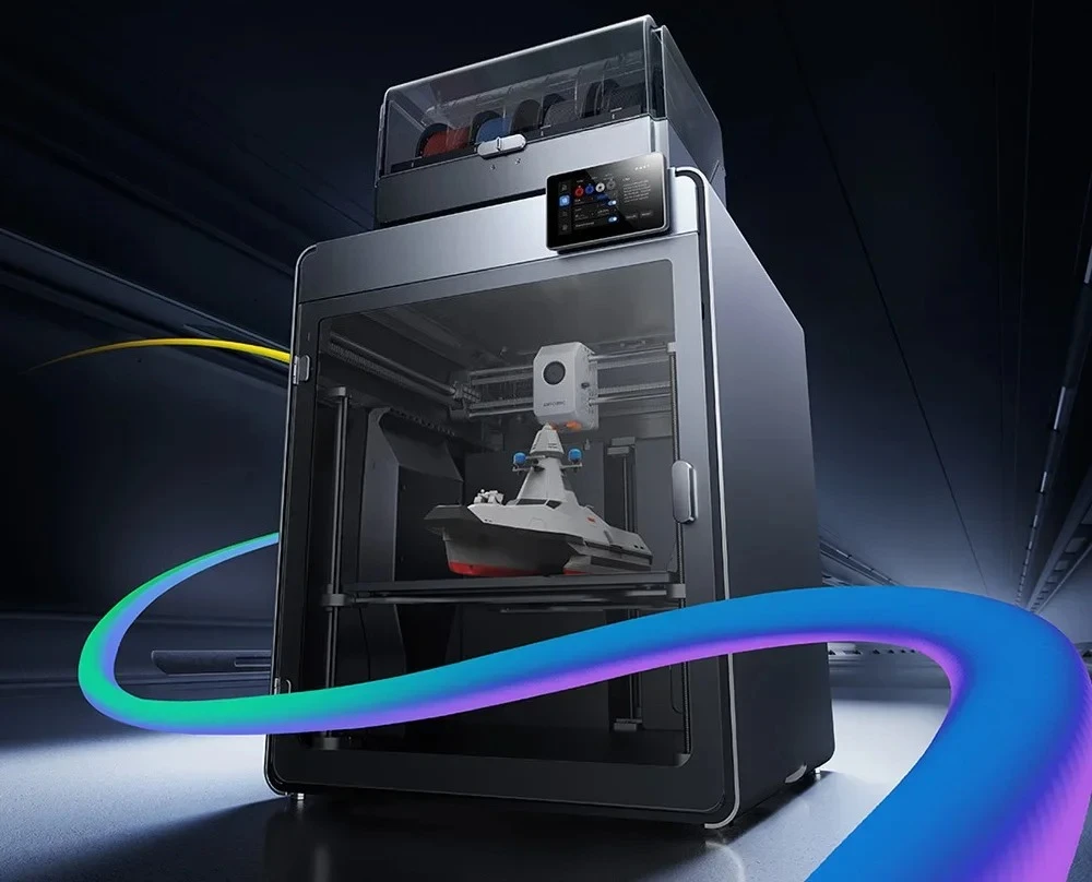 3D Printer Hardened Steel Nozzle High Precision Max Speed 600mm/s 3D Printer Anycubic Kobra S1 Max Combo Multi-Color