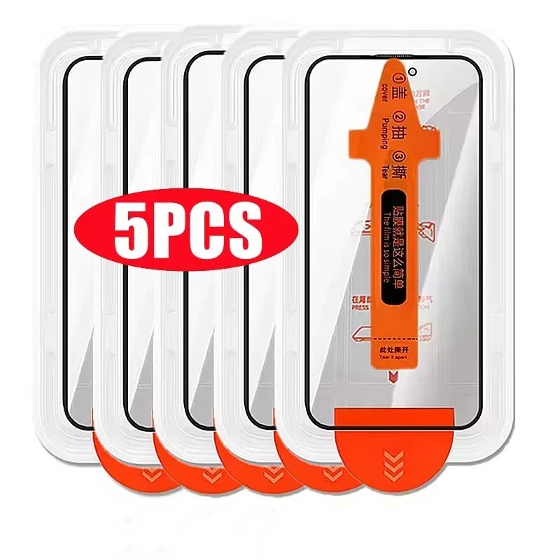 Verre tremp� HD pour Samsung Galaxy A05 A06 A10 A20 A11 A21S A31 A51 A71 A12 A32 A52, installation facile, protecteur d'�cran anti-poussi�re