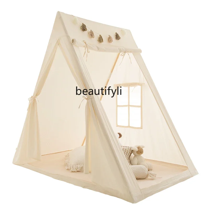 

Children's tent indoor oversized raised baby game house boys and girls separate bed artifact