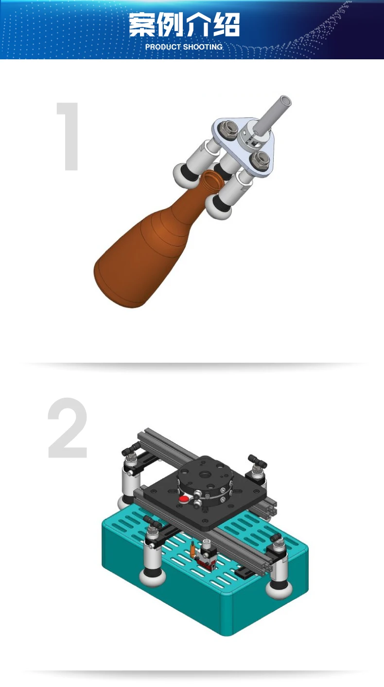 PZG-14-10/13/15/18/20/22 Roboter-Mini-Zylindergreifer-Silikon-Expansions vorrichtung mit zylindrischer Innen halterung – Detail 9