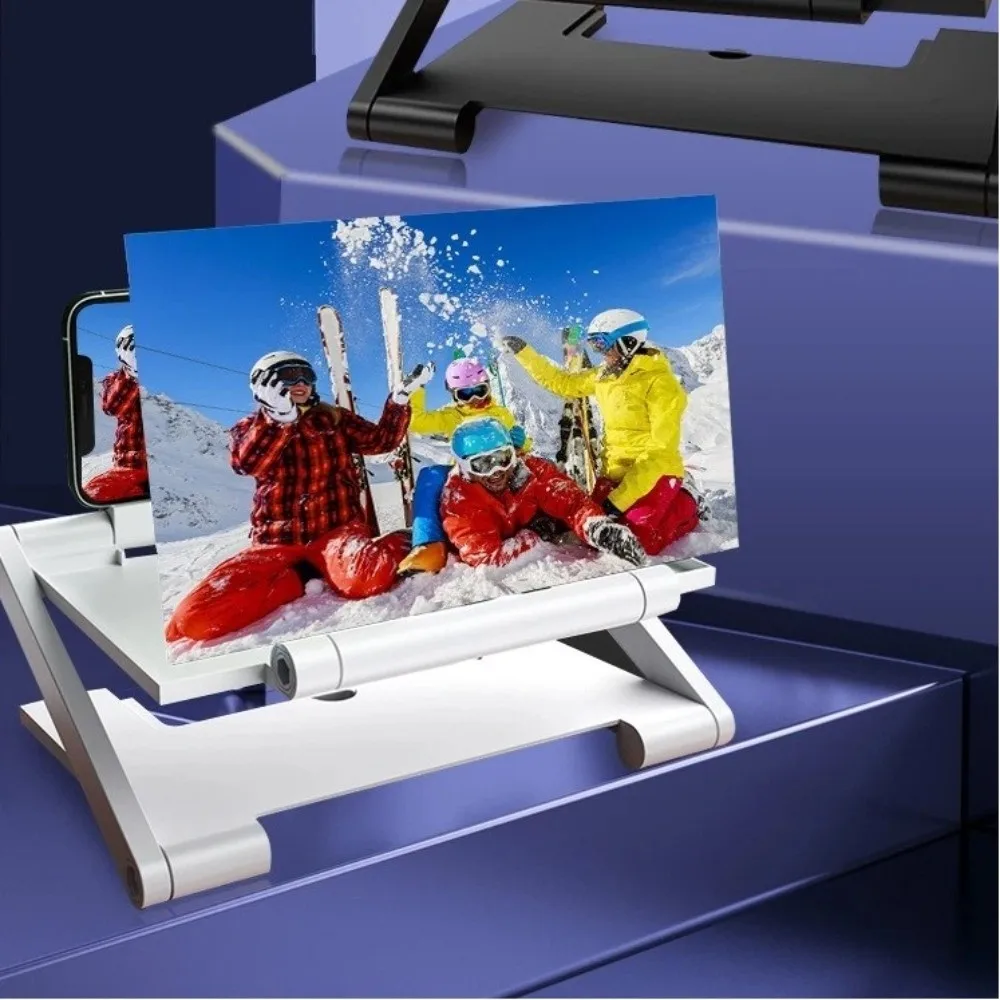 Portable Folding Cell Phone Screen Amplifier Enlarged Screen Multi functional Screen Enlarge Magnifier HD Phone Holder