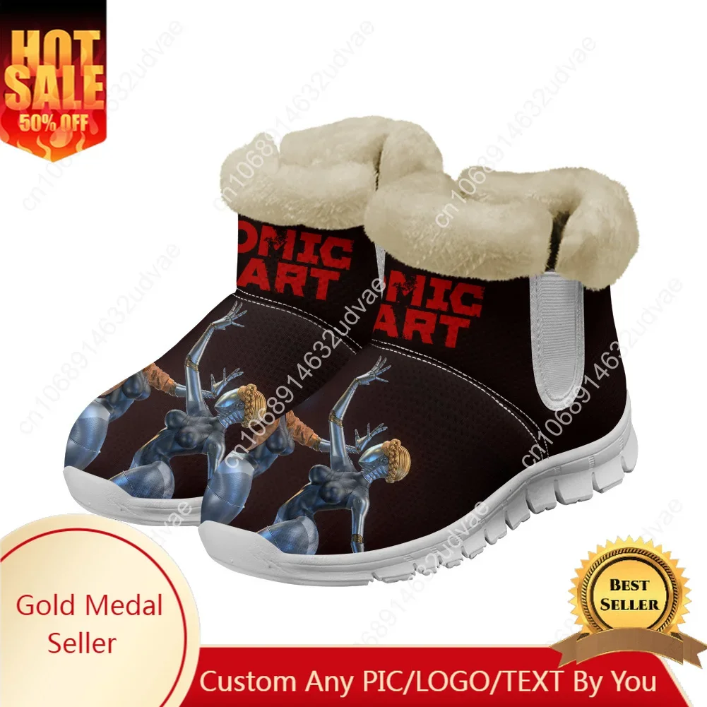 

Зимние ботинки «Атомное сердце», мужская и женская подростковая обувь, сохраняющая тепло, высококачественные повседневные легкие спортивные кроссовки для пар на заказ