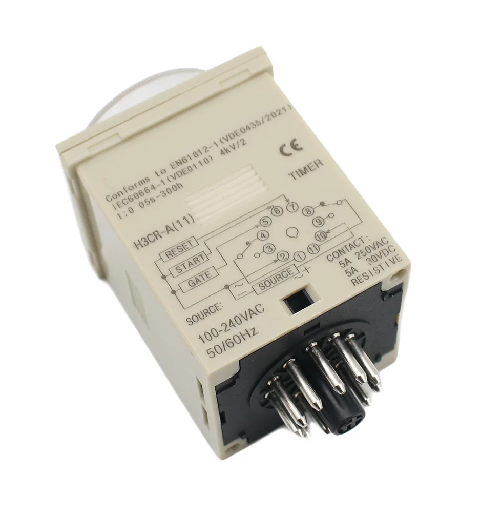 H3CR-A 11 pin AC 100-240V time relay H3CR series12VD 24VDC  100-240VAC  24-220VAC-DC  timer