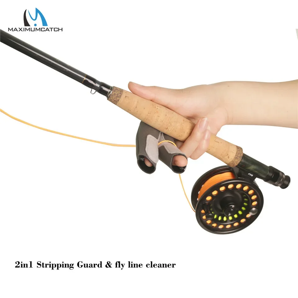 MAXCATCH Fliegenfischen-Schnurschutz Elastischer Fingerschutz Einheitsgröße Outdoor-Angelhandschuh Sicherheitsausrüstung Zubehör – Detail 11