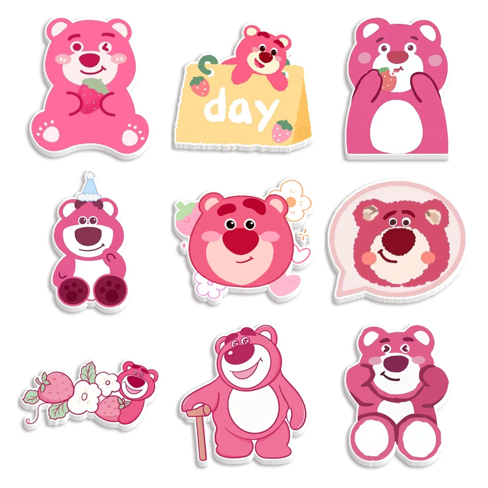 Pink Bear Disney Toy Story Cartoon Lotso Design Flat Resin DIY Earrings Home Decoration Accessories 30 Pieces/lot