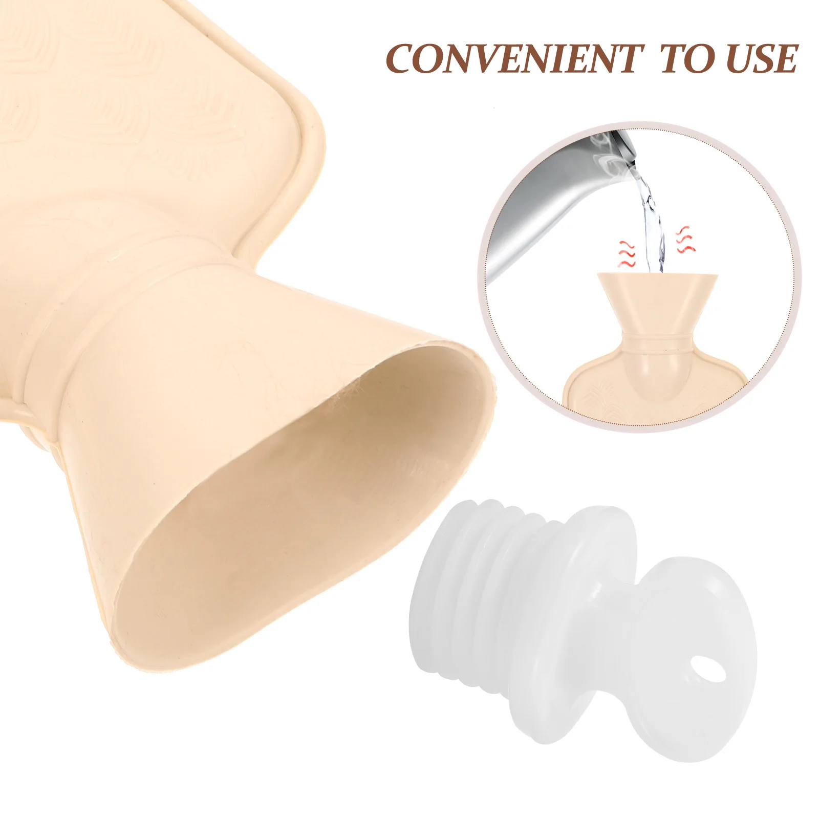 

5pcs Plastic Stoppers For Hot Water Bags Small Leakproof Sealing Plug Replacement Stoppers Portable Waterproof Stopper Kitchen