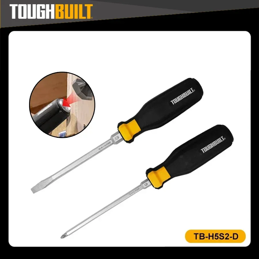 TOUGHBUILT TB-H5S2-D Demolition Screwdriver Set 2PCS of PH 2x6