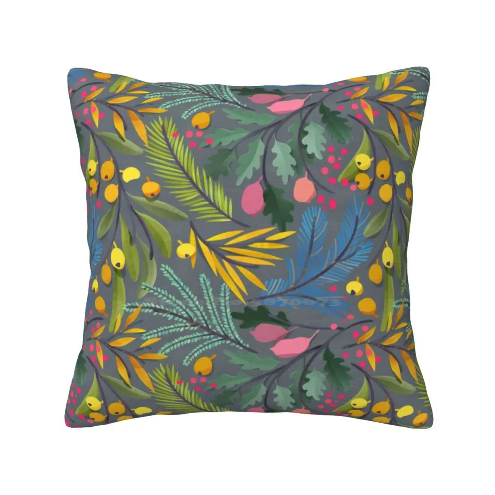 Fairy'S Garden Fashion Sofa Throw Pillow Cover Pillowcase Witch Floral Delicate Magic Garden Nature Serenity Wanderlust