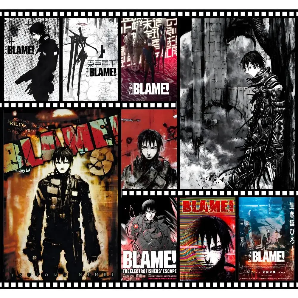 Manga SciFi Blame! Poster Premium HD Decor Wall Art for Interior Room Makeover Home Accents Gift