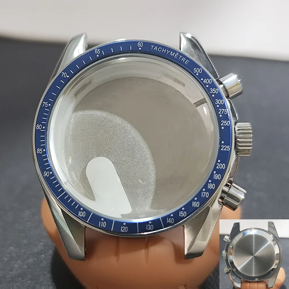 VK63 Cases Moon Case Watch 39.7MM Metal Case VK63 Chronograph Case Fits For VK63 Watch Case For Speed Master VK63 Case VK64 Case image 4