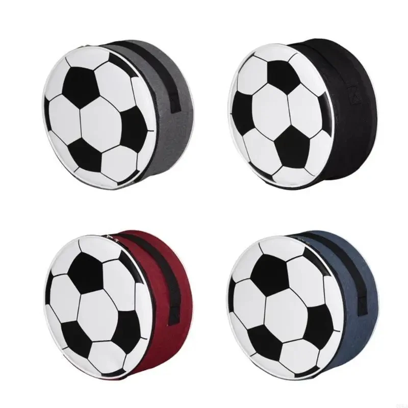 Kreative und lustige isolierte Fußball-Lunch-Tasche für Fußballfans, Männer und Frauen, kühle Lunch-Tasche, Lunchbox, Tragetasche für Schulmädchen – Detail 9