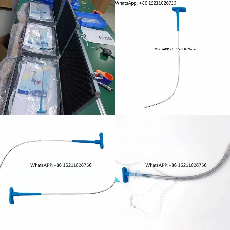 Besdata Reusable Stainless Rigid Intubating Stylet for Video Laryngoscope l Tube Spare Part