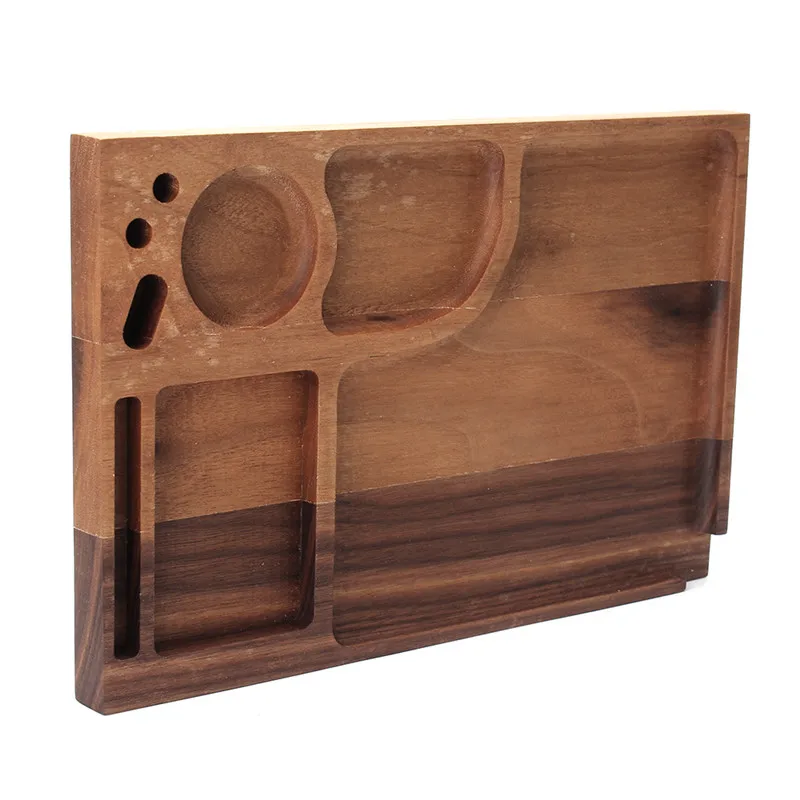 JIBILL Natural Walnut Tray, Tobacco sobering tray,handmade walnut wood Tobacco pipe solid wood tray,cigar Smoking tool accessory