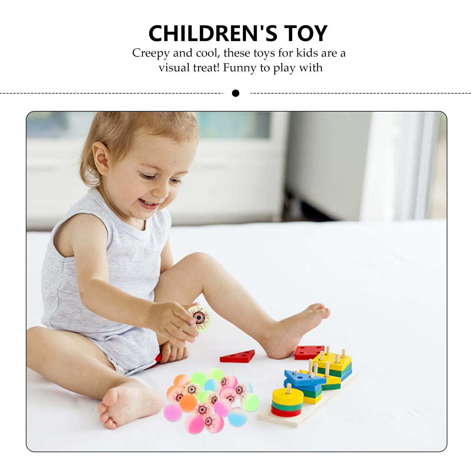 

20Pcs Creepy Eyeball Bouncy Balls Realistic Scary Halloween Party Favors Spooky Decorations for Kids Goodie Bag Fillers