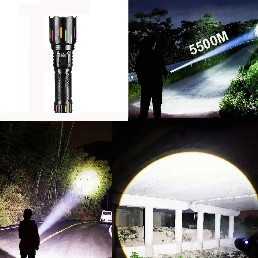 Upgrade Super Powerful LED Flashlights High Power Torch Led Flashlight Rechargeable Hunting Fishing Camping Tactical Lantren