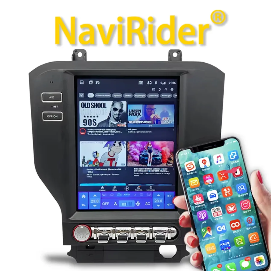 

9.7inch Screen For Ford Mustang 2015 2016 2020 Android 15 Navigation GPS Radio Stereo Multimedia Video Player 256GB Storage