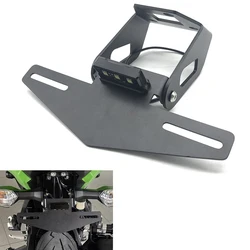 Voor Kawasaki Ninja Z 400 Z400 Ninja400 2018-2020 2021 2022 Motorfiets Met Led Licht Kenteken Houder Staart Netjes Accessoires