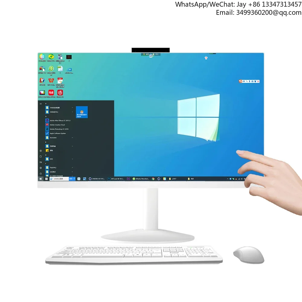 

27-дюймовый широкоформатный моноблок с процессорами I3, I5, I7, настольный компьютер с оперативной памятью 4 ГБ/8 ГБ/16 ГБ/32 ГБ, моноблочный ПК