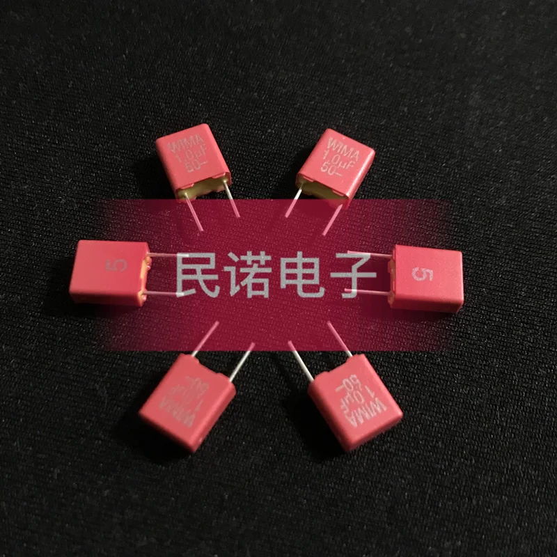 5/10/20/50pcs German WIMA Film Capacitor MKS2 50V 1UF 50V 1.0UF 105 Pitch 5mm 5% 10% Audio passive capacitor MKS2D041001K00KSSD