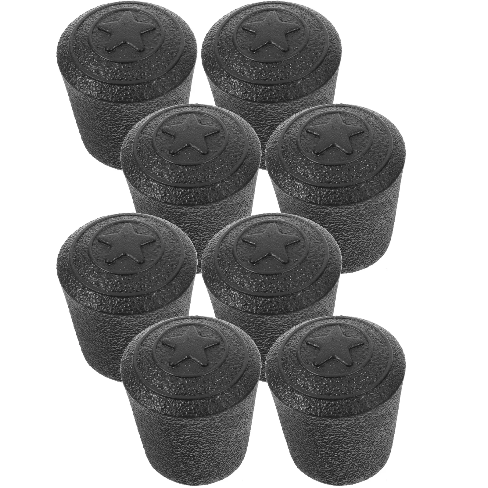 

8pcs Anti-Slip Chair Leg Caps 10Mm Rubber Floor Protectors For Hardwood Furniture Ladder Feet Pad Table Leg Cover