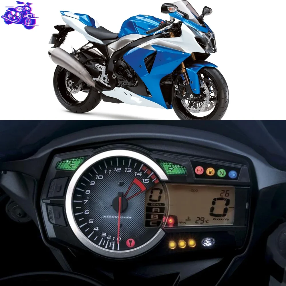 Motorcycle Speedometer Gauge Tachometer Instrument Shell Case Cover Compatible with for Suzuki Gsxr 1000 K9 2009-2016