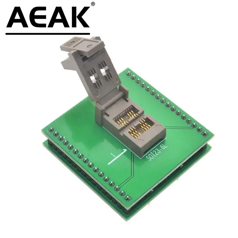 AEAK SOT23-6L SOT23 To DIP6 IC Programmer Adapter Chip Test Socket