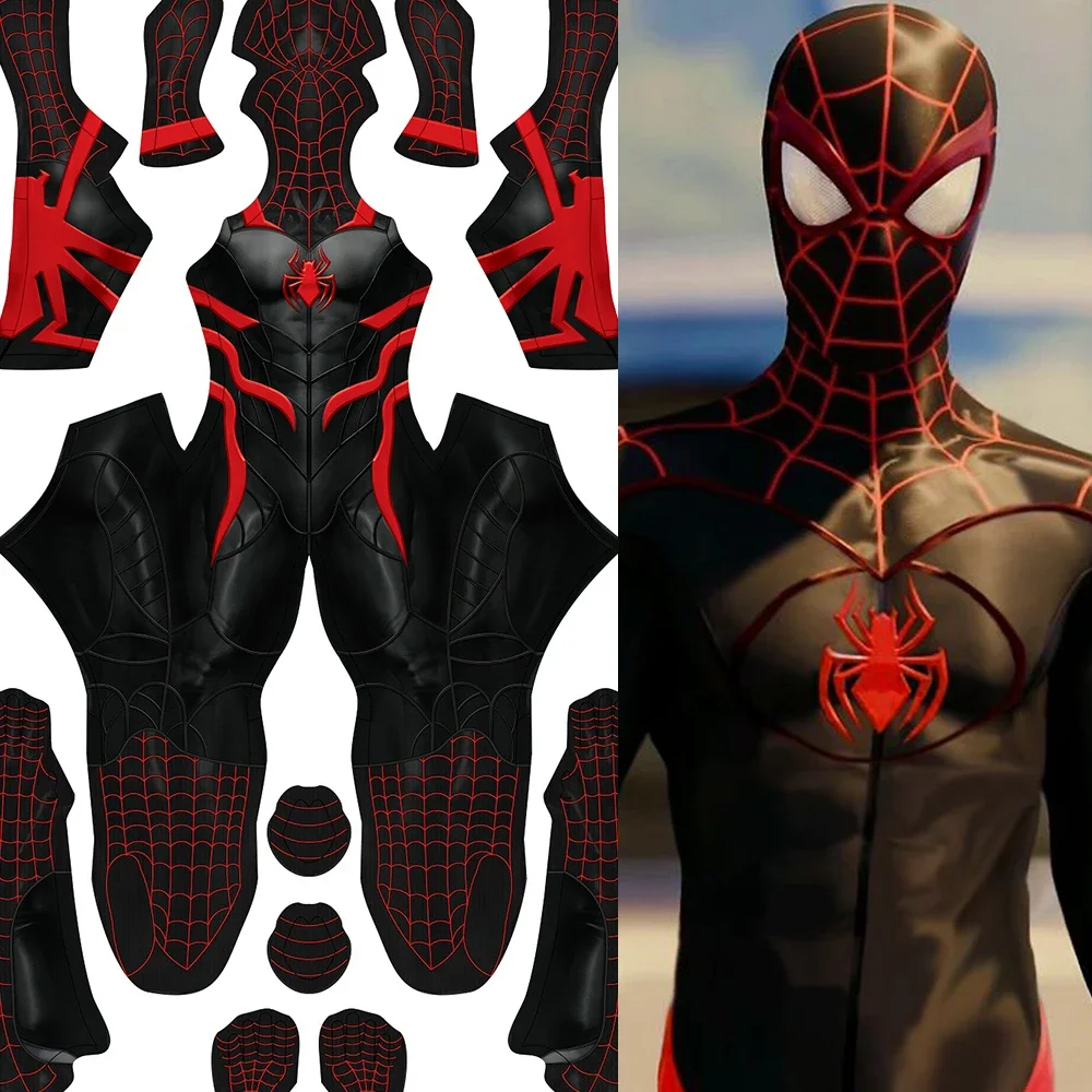 PS4 Secret War Spiderman Cosplay Superhero Spandex Zentai BodySuits Secret War Spider Boy Costume Outfit Halloween Costume Adult