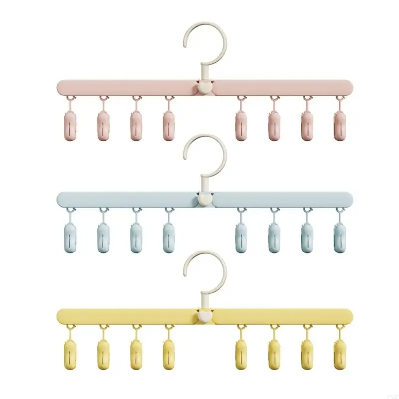 Multifunctional Sock Drying Clip Foldable Laundry Hanger Home Organization Tool Y4QC