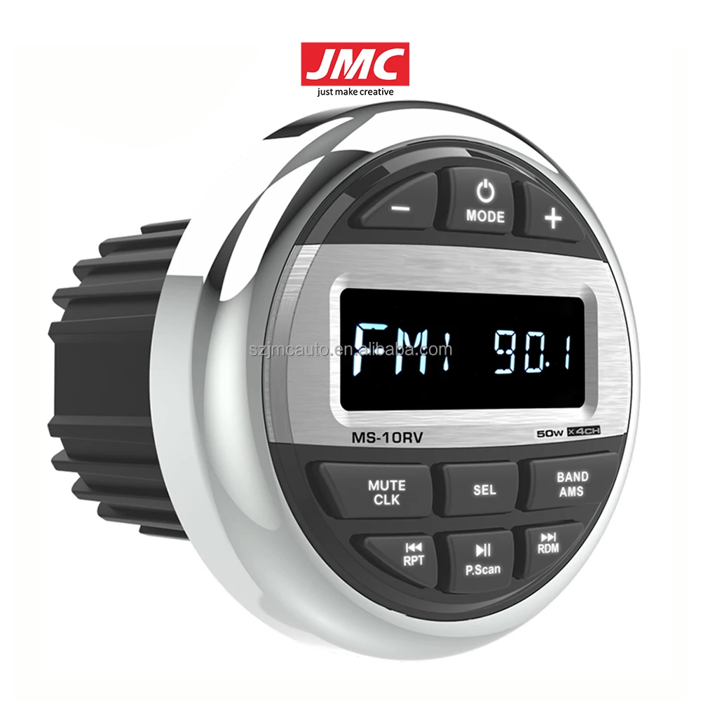 

Marine Audio System BT Speaker Waterproof AUX Hook up to Marine Boat Stereo Sound Digital Receiver AM FM