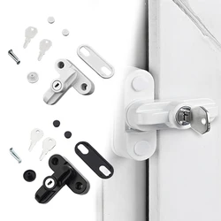 External Window Lock Buckle Alloy Safety Locks UPVC Door Sash Jammer Security Restrictor Lock With Key Anti Theft Lock