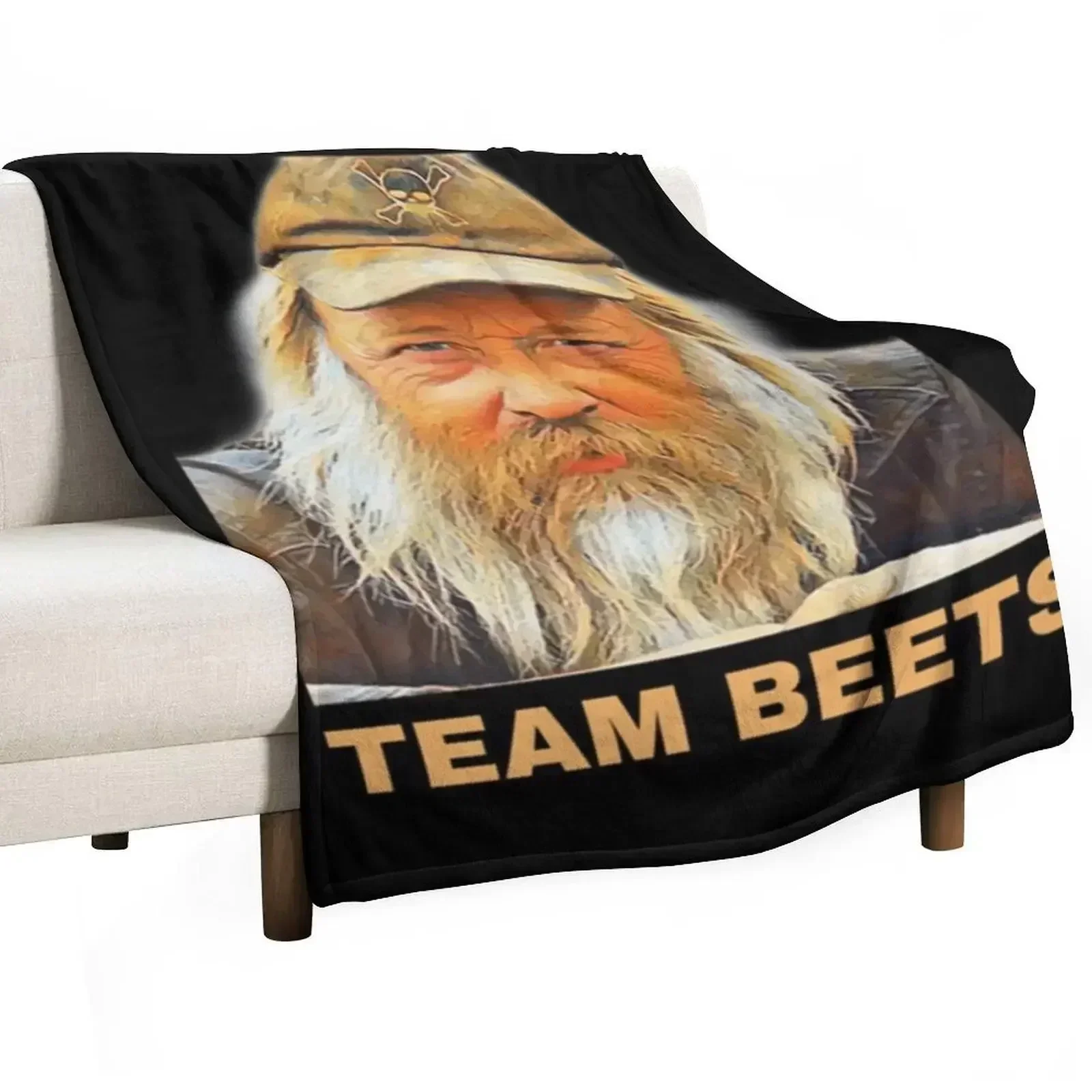 Team Beets Gold Rush Tri-blend Throw Blanket Luxury Throw Beautifuls Vintage Blankets Sofas Of Decoration Blankets