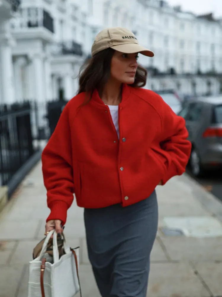 

Casual Women Coat Solid Long Sleeve Single Breasted Female Coats 2025 Spring Fashion Loose Streetwear Woman Outwear