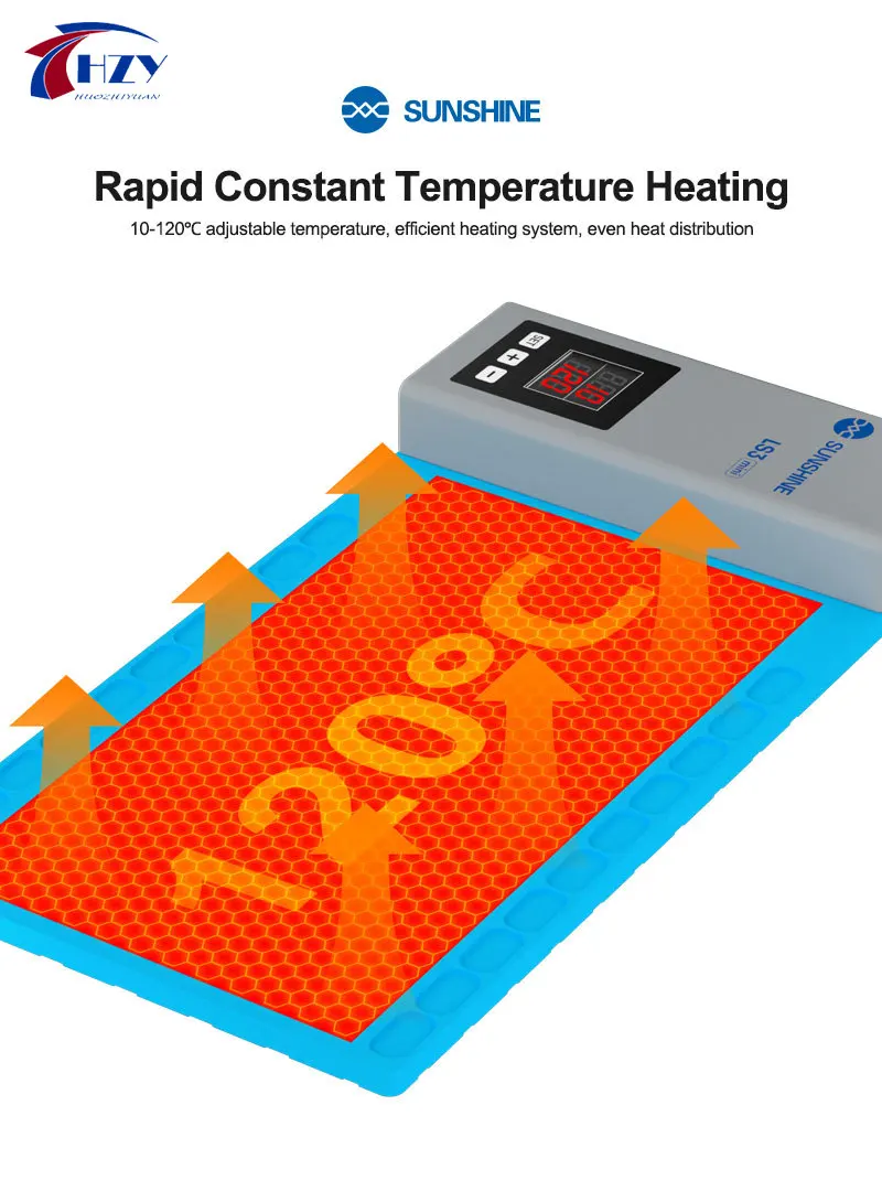 

SUNSHINE LS3 mini LCD Screen Remover Pad large Space Suitable Suitable for Mobile Phones and Tablet Screens Below 10.5 Inches