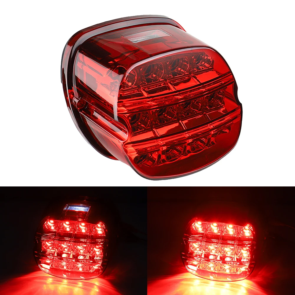 LED Brake Tail Light Motorcycle for FLSTF Night Train Touring Softail Sportster Road King Electra Road Glide