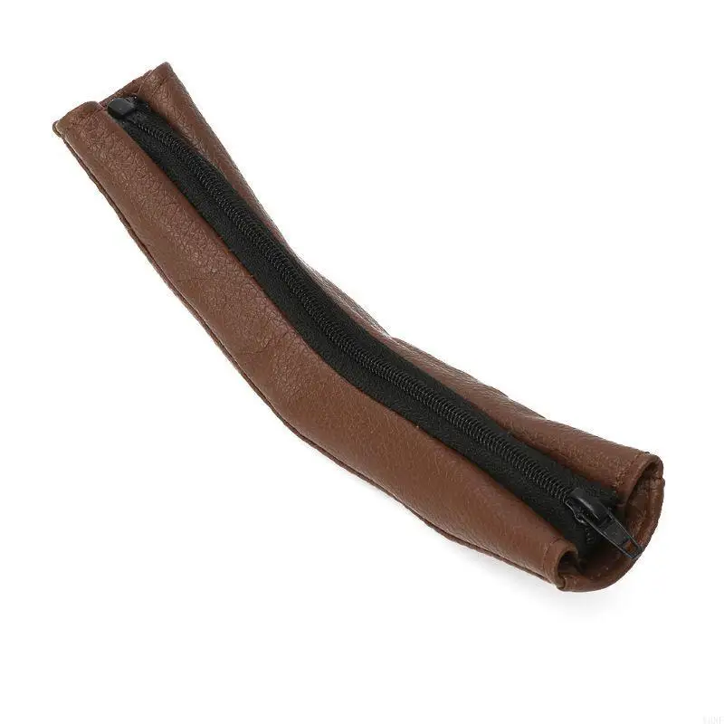 

Y3NF 4 Pieces/Set Baby Pram Pushchair Handle Cover Stroller Armrest for Case Handle PU Leather Protective Cover