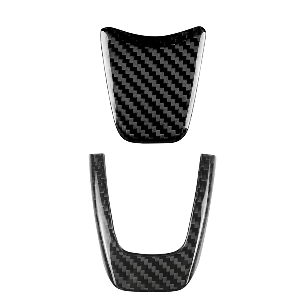 Real Hard Carbon Fiber Sticker Car Steering Wheel Cover Trim Accessories for Fiat 500 Abarth 595 2012 2013 2014 2015