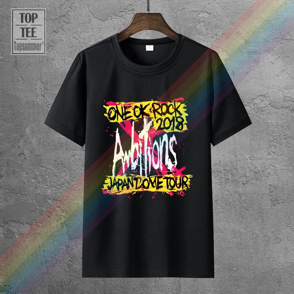 Pre-Owned One Ok Rock Live 2018 Ambitions Dome Tour T-Shirt Black Size S 2019 Unisex Tee