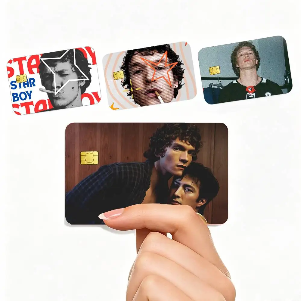

COOL I-Ilya R-Rozanov C-Connor S-Storrie 4pcs 1Set Card Stickers Small Waterproof Chip 4PCS Card Sticker Anti-Scratch