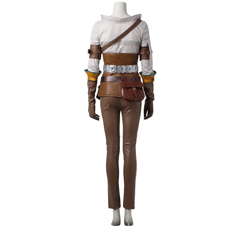 

az15Cirilla Fiona Cosplay Costume Women Fantasia Full Set Halloween Carnival Party Suit