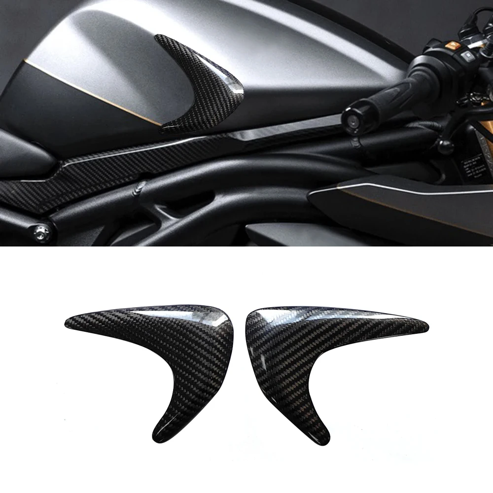 For Triumph Speed Triple 1200 RR / RS 2021-2025 Really Carbon Fibre Tank and Tail Protection Trim Motorcycle Fairing Accessories