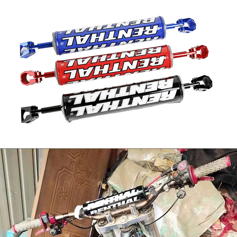 Moto 7/8 "Round Crossbar Schiuma Pettorale Pad Maniglia Equilibrio Croce Bar Leva Per IRBIS BSE KAYO SSR TTR XR CRF KLX 50-150CC Moto