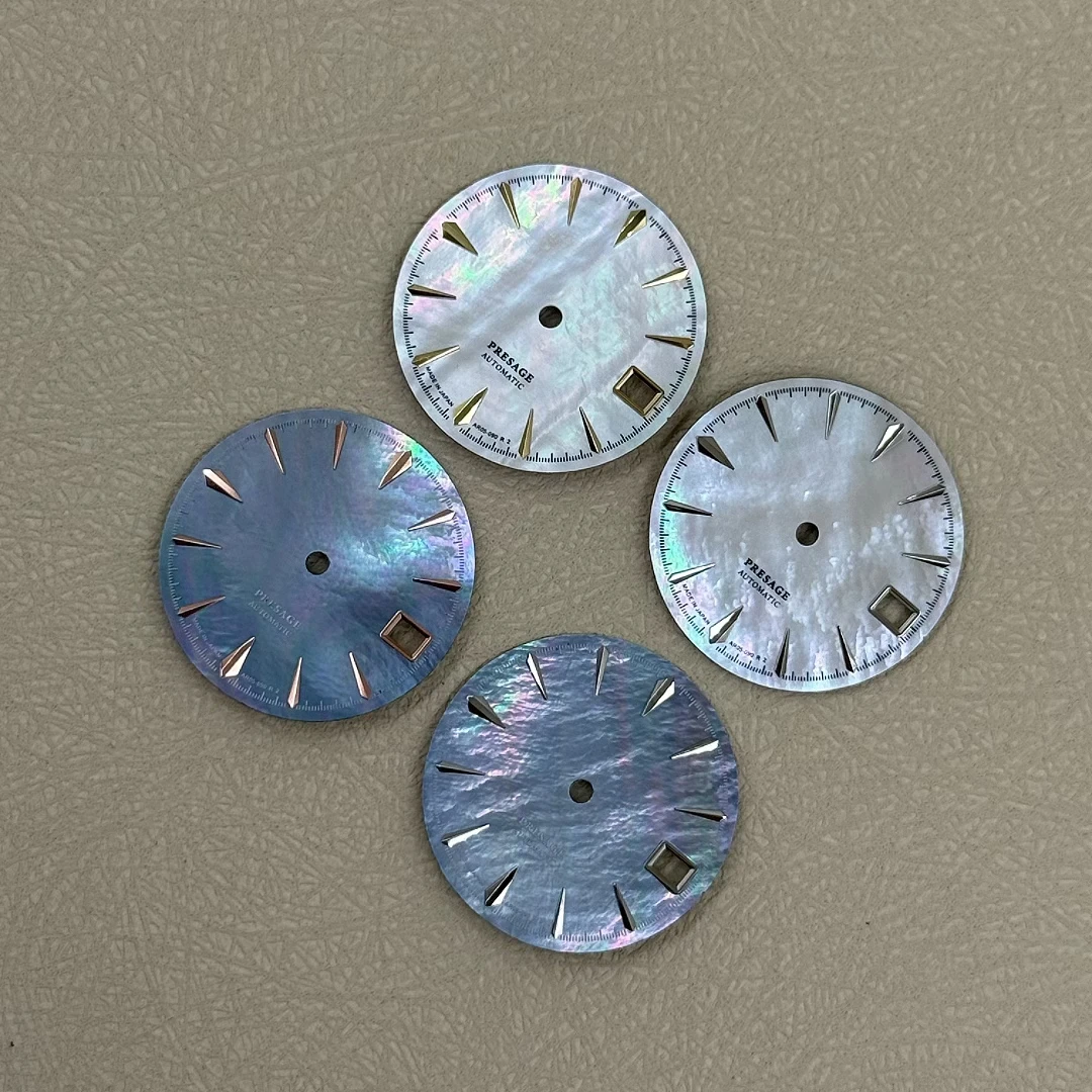 Pearl shell hen tail dial Dial diameter: 28.5mm suitable for you NH35/NH36 movement