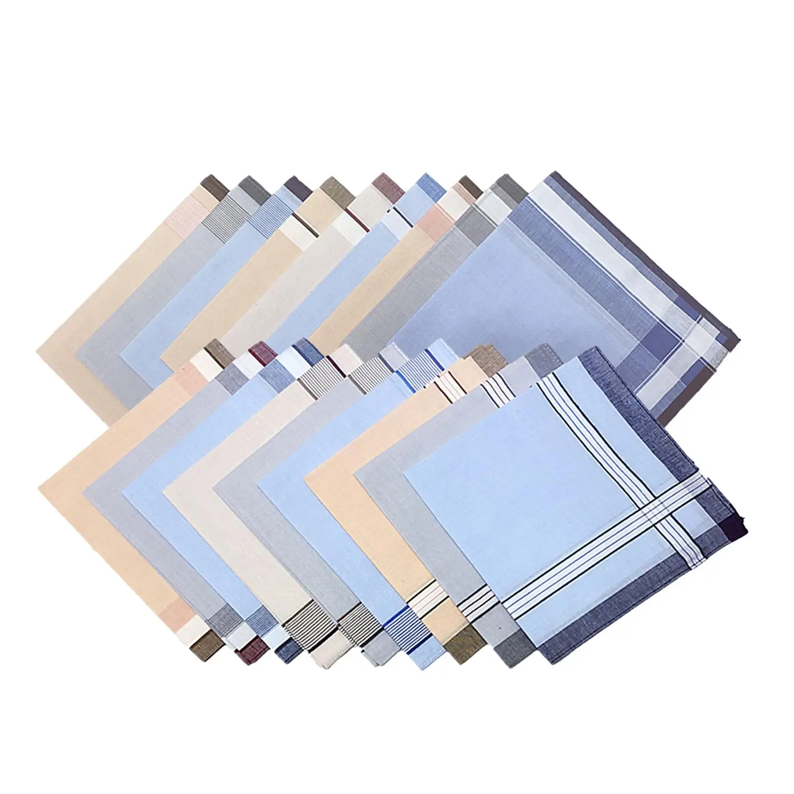 3x مناديل رجالية أنيقة - إكسسوارات أنيقة للمناسبات الخاصة