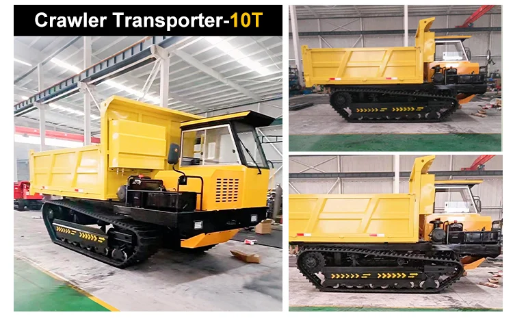 Maßgefertigtes, langlebiges 5-Tonnen-Raupentransportfahrzeug, Raupentransporter, Schwerlast-Gummiketten, CE-zertifiziert – Detail 9