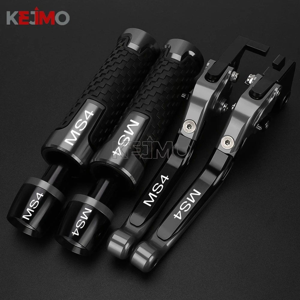 

MS 4 4R Motorcycle Handlebar Grips Handle Ends Adjustable Brake Clutch Levers FOR DUCATI MS4 MS4R 2001 2002 2003 2004 2005 2006