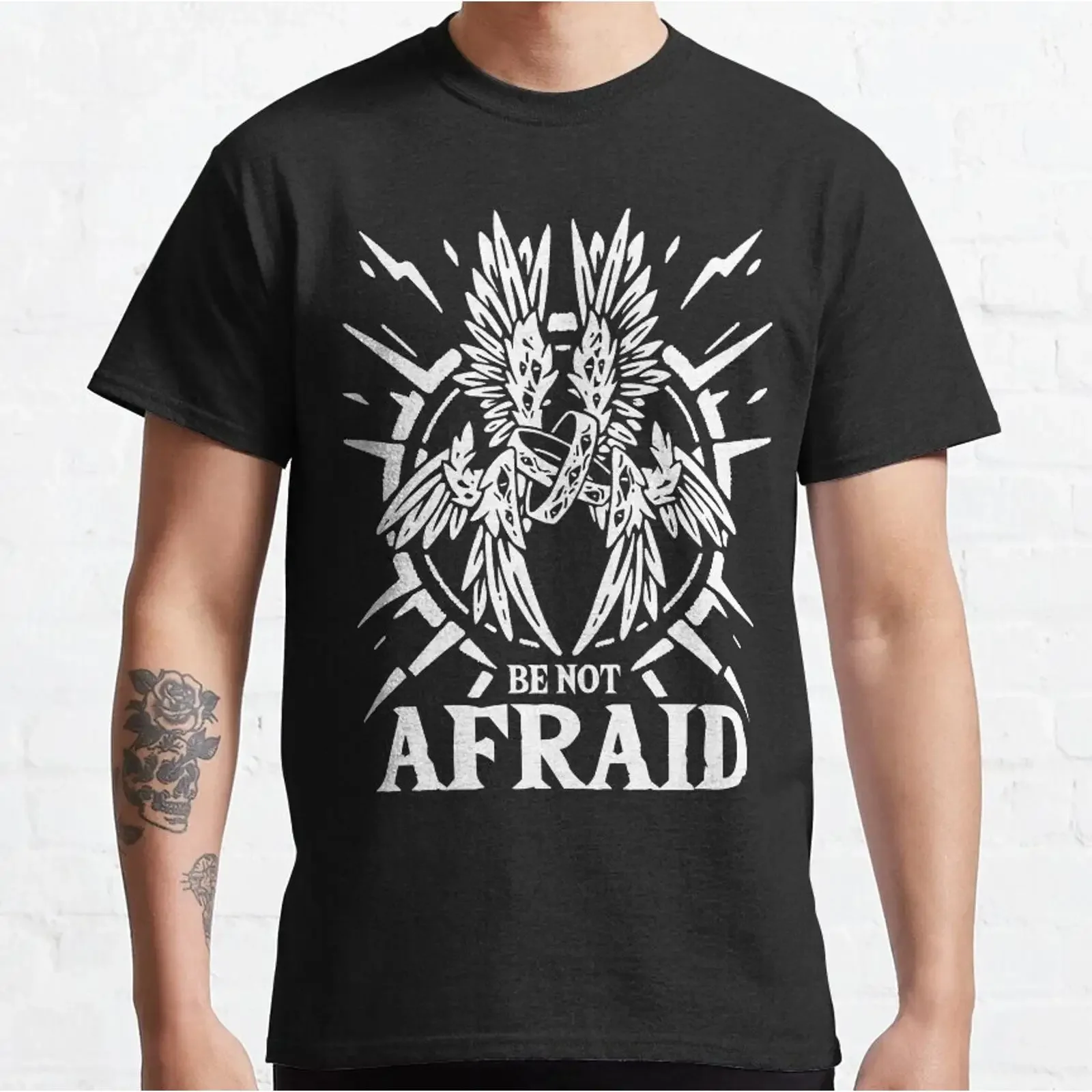 NWT Biblically accurate angels look like bible Cool Art Theme T Shirt vintage Washed homme graphic fashion Unisex